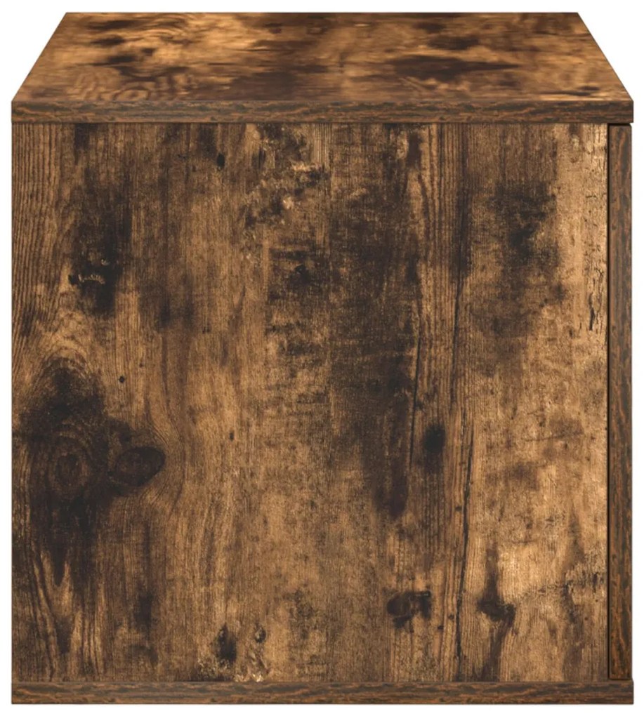 Füstölt Tölgy Tároló Szekrény 118x41x40 cm Mérnöki Fa