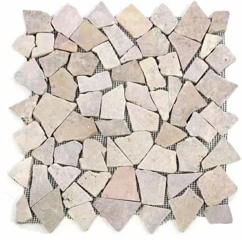 Mozaik burkolat DIVERO® 1db - márvány, rózsaszín