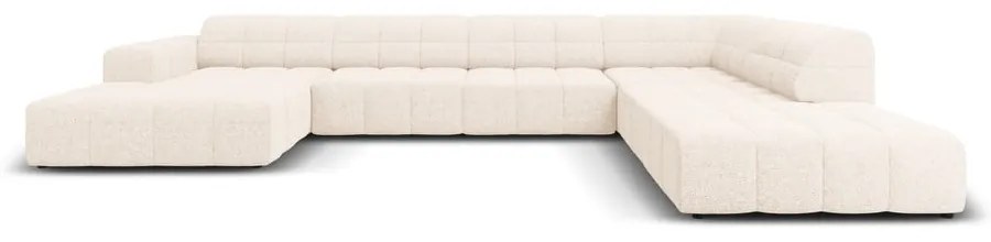 Krémszínű sarokkanapé (jobb oldali-U alakú) Chicago – Cosmopolitan Design