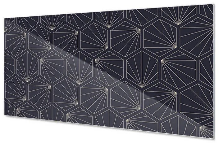 Wallplex konyhahátfal Art Deco (Méret: 60x300)