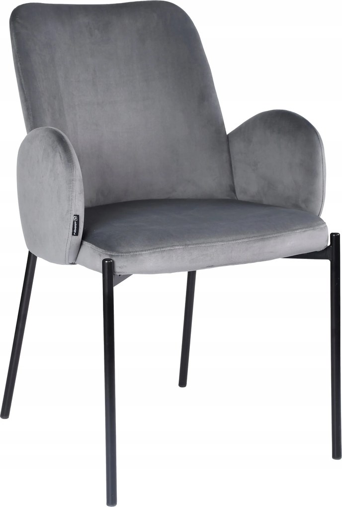 Szürke kárpitozott szék nappaliba, étkezőbe és konyhába modern Gusto