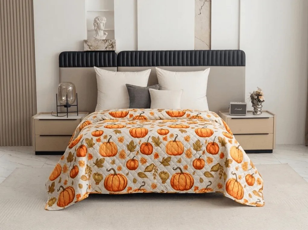 Ágytakaró AUTUMN PUMPKINS színes Méret: 170 x 210 cm