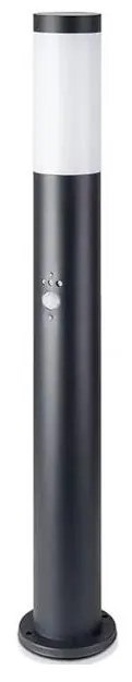Kültéri lámpa érzékelővel 1xE27/60W/230V IP44 80cm fekete