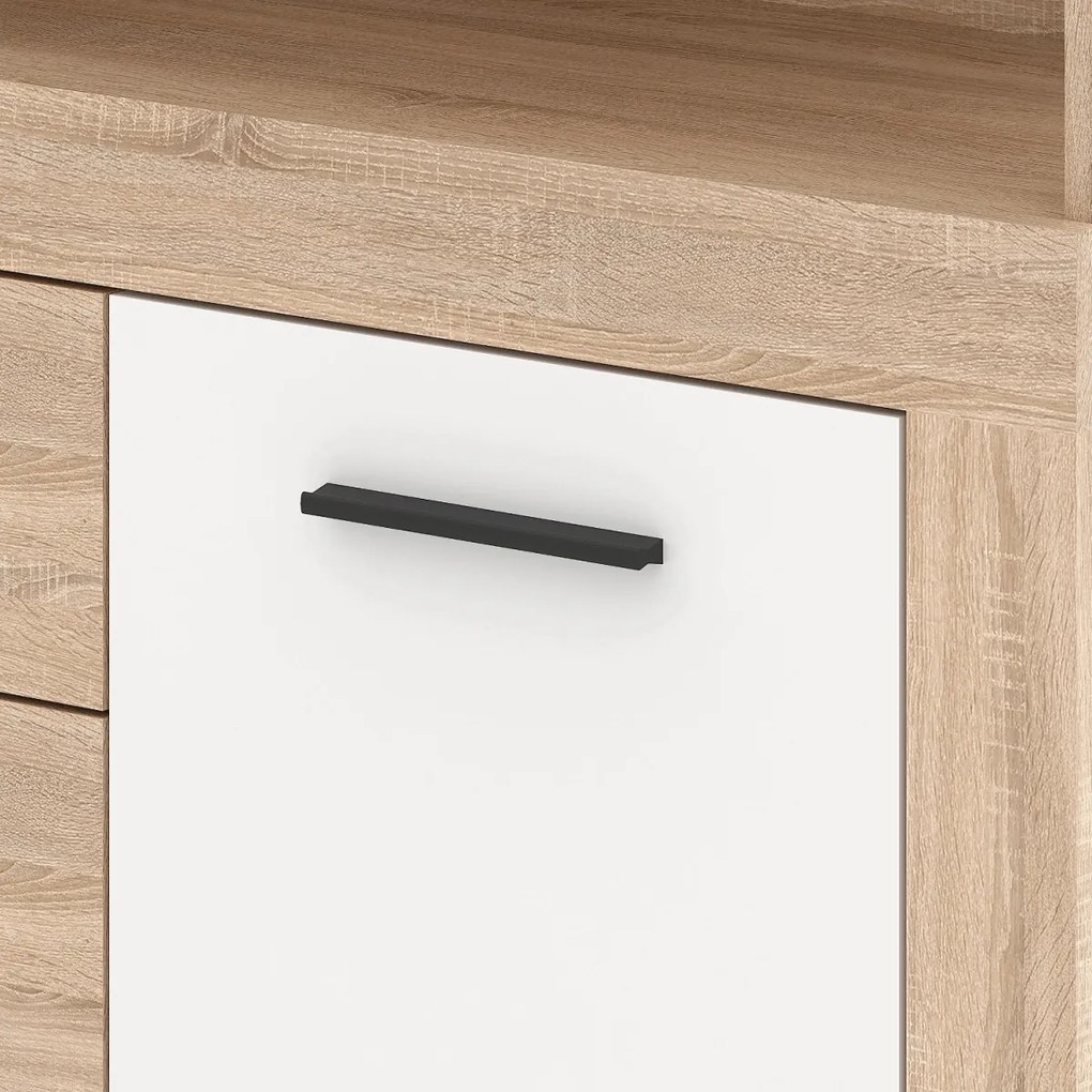 BLAGO MIDI B komód 119,5 cm sonoma tölgy/fehér