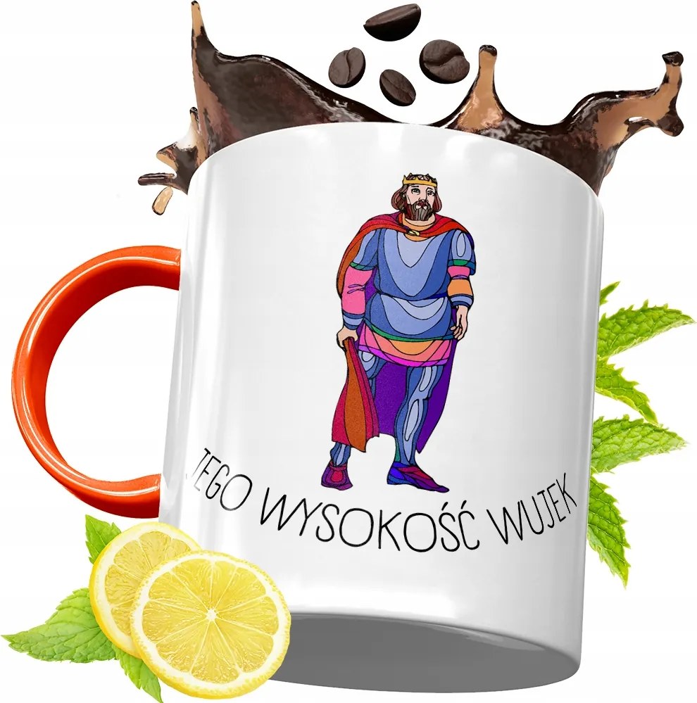 Narancssárga Bögre Nagybácsinak Tökéletes Ajándék fényképes nyomtatással