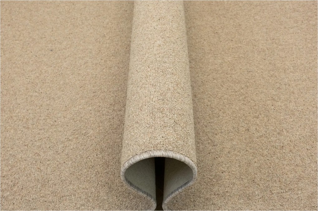 Blenheim Bézs Hurkos Gyapjúszőnyeg Nappaliba 200x400 cm