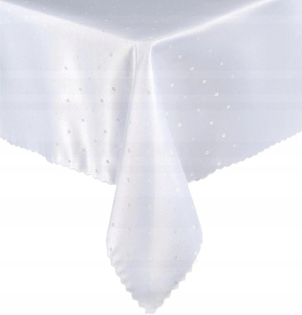 Abrosz Fehér Foltálló 140x500 Téglalap Asztalhoz