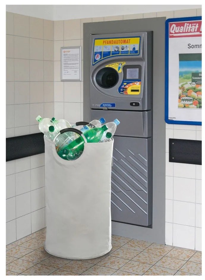 Fehér textil szelektív szemetes 69 l Jumbo – Wenko