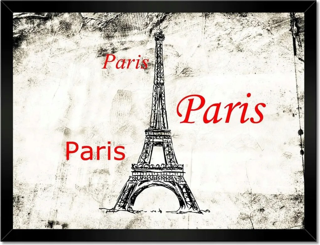 Poszterek keretben 40x30 I Love Paris