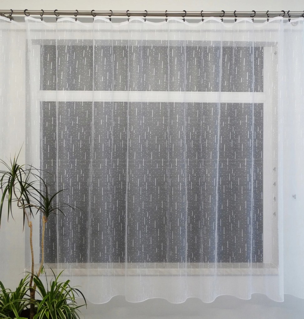 Mg Függöny esővédő 2013 Fehér 340x170 K szalaggal