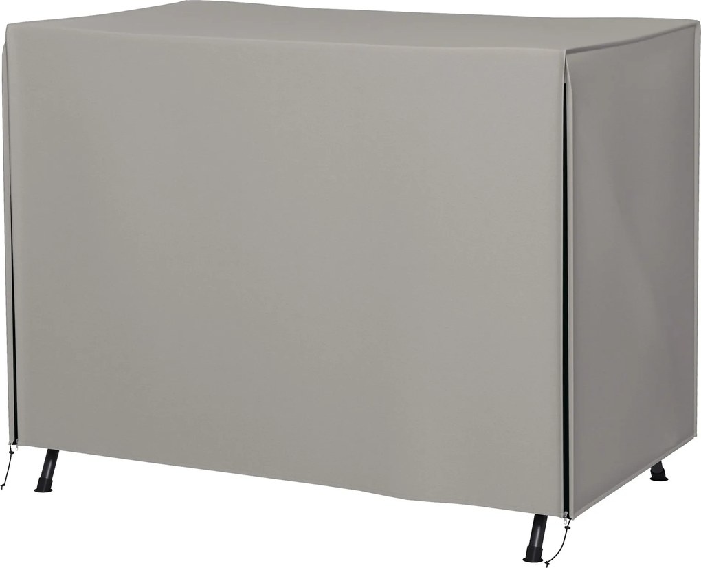 Outsunny Hollywood Swing Védőtakara 3 Személyes, Vízlepergető Télálló Védőborító Kerti Hintaágyhoz, UV-álló Ponyva, Szakadásálló 600D Oxford Szövet, 2