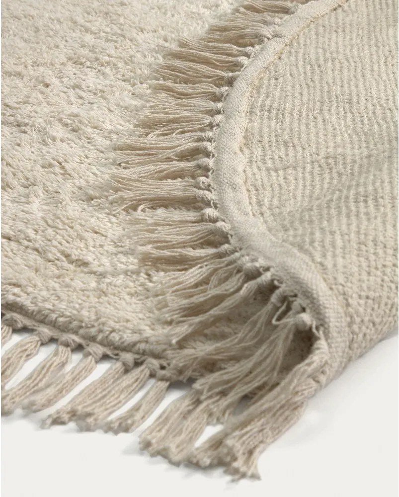 Krémszínű pamut gyerek szőnyeg ø100 cm Orwen – Kave Home