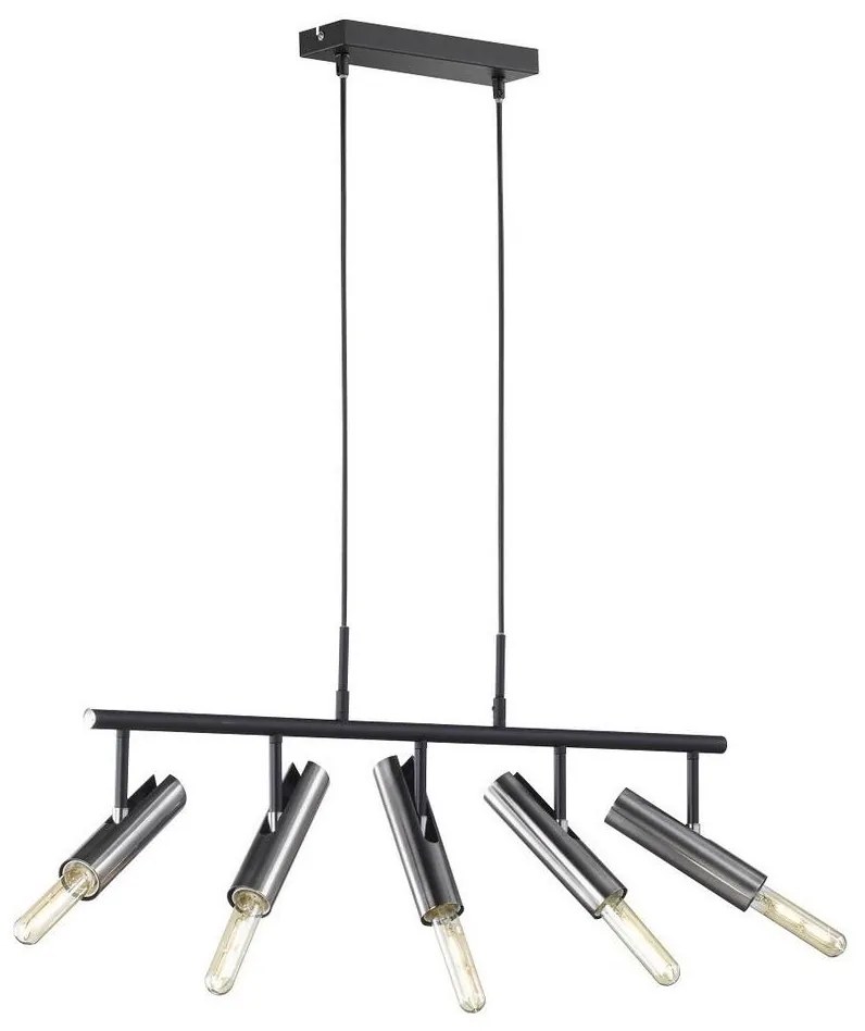 Fischer & Honsel 60369 - Csillár zsinóron DEAN 5xE27/25W/230V