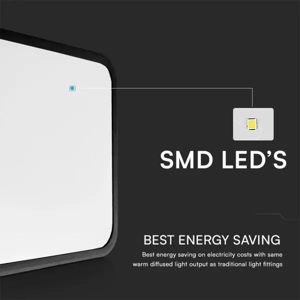 LED fürdőszobai mennyezeti lámpa szenzorral LED/18W/230V IP44 4000K 29x29 cm +DO