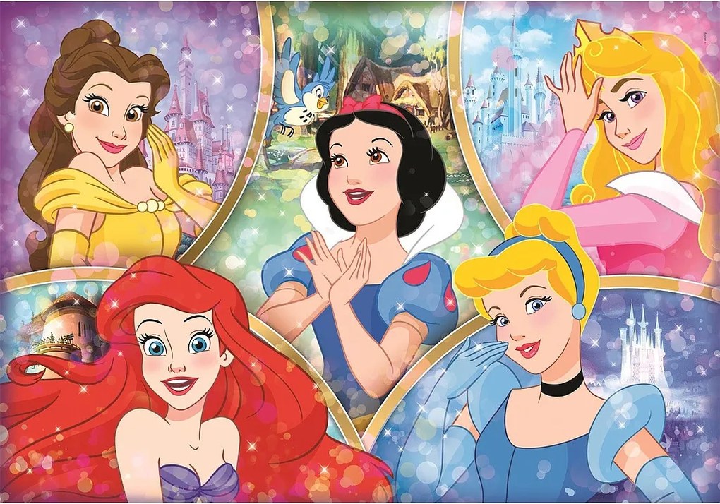 Disney Hercegnők Their Own Kingdoms 180 db-os puzzle Clementoni