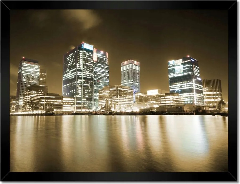 Poszterek keretben 40x30 Sephia Londoni kilátás