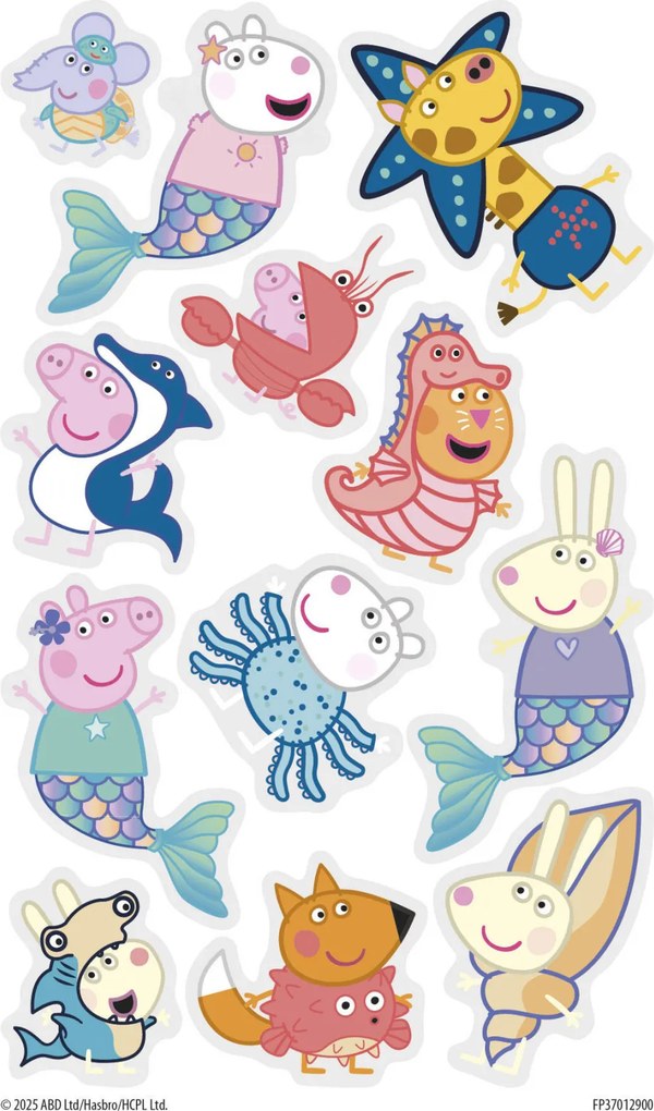 Peppa malac Mermaid tetkó 12 db-os