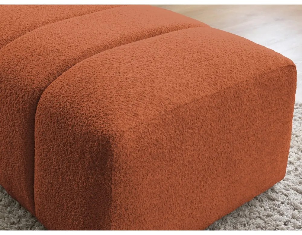 Terrakotta színű buklé lábtartó Annecy – Bobochic Paris