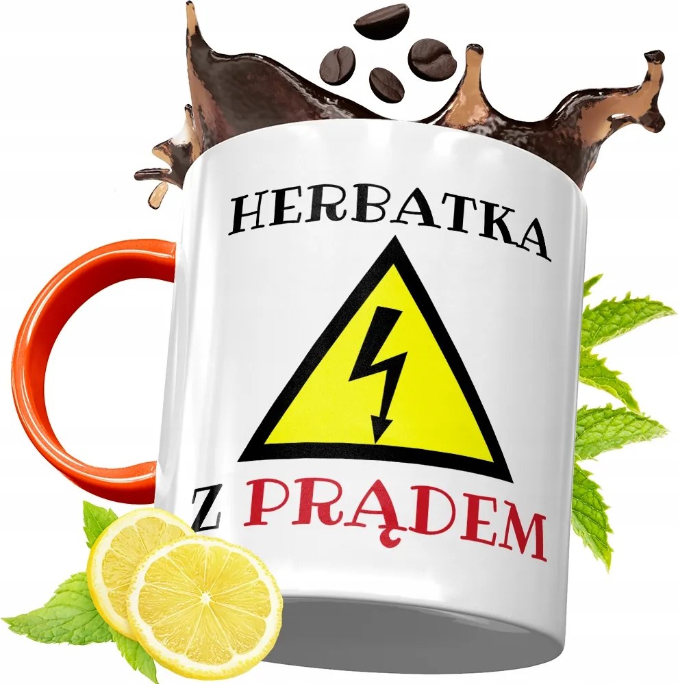 Narancssárga Bögre Villanyszerelőnek Tökéletes Ajándék fényképes nyomtatással