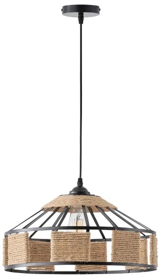 Csillár zsinóron 1xE27/15W/230V bézs