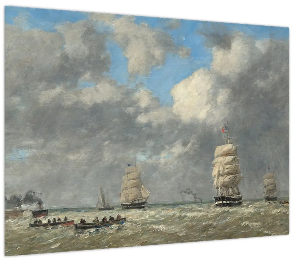 Kép - Eugène Boudin, Le Havre, reprodukciók (70x50 cm)