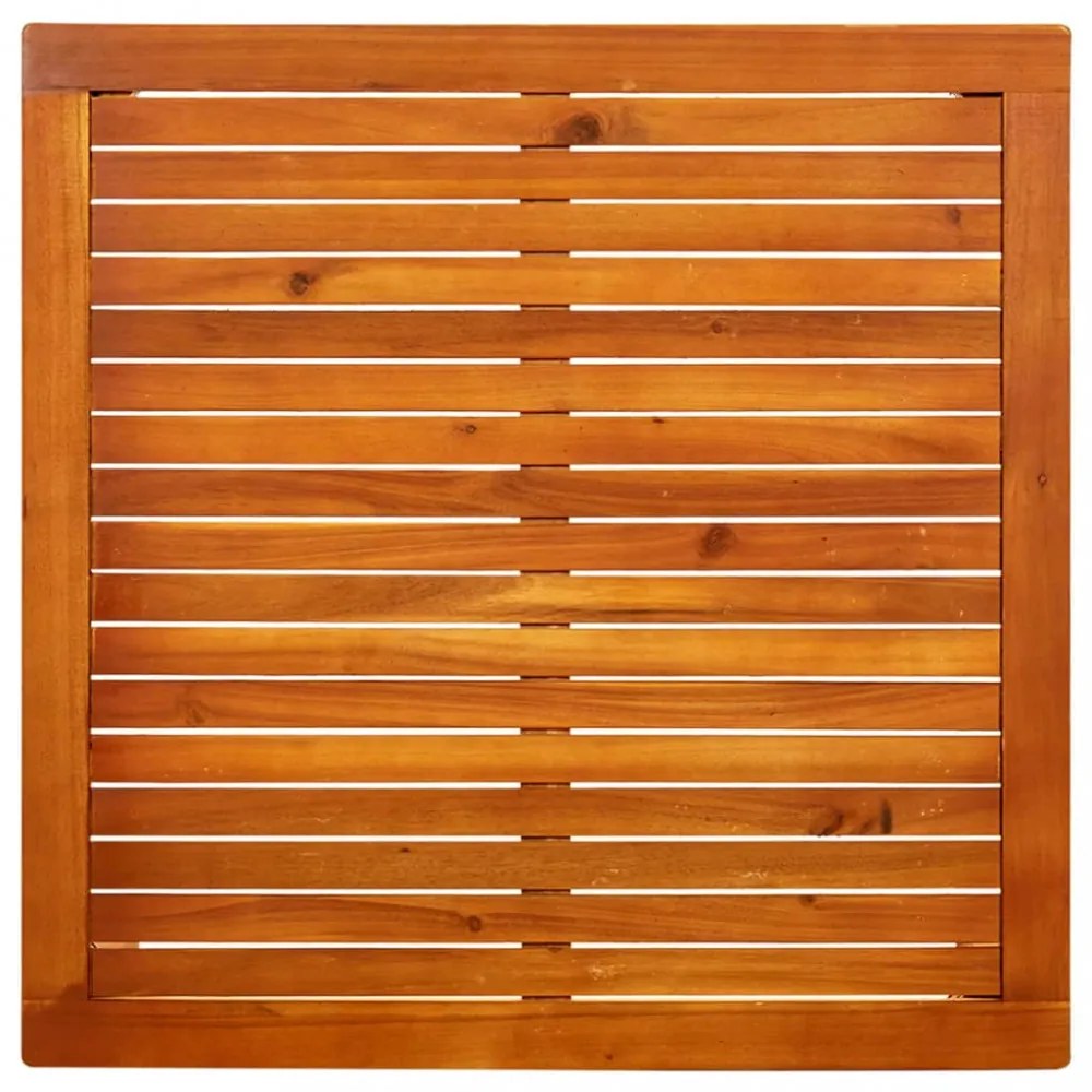 tömör akácfa kerti dohányzóasztal 85 x 85 x 45 cm