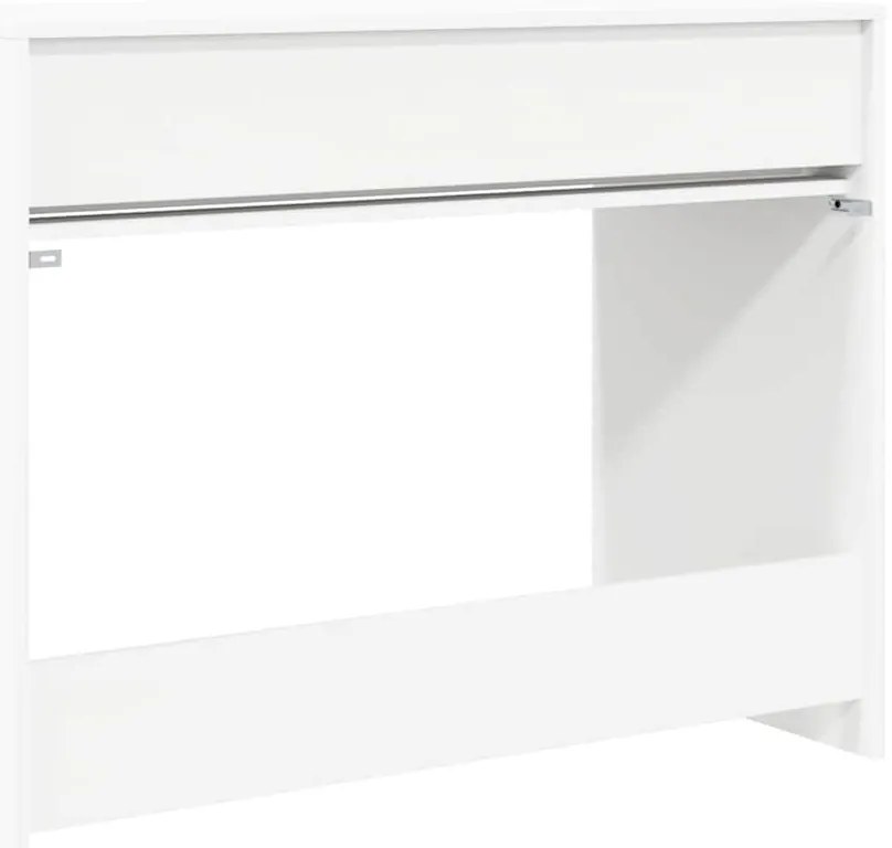 vidaXL Asztal fiókkal tárolóval Fehér 100 x 50 x 78 cm Faanyag