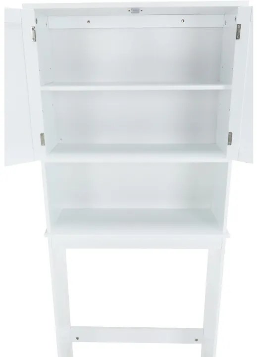 Szekrény a WC fölé, fehér, ATENE TYP 5