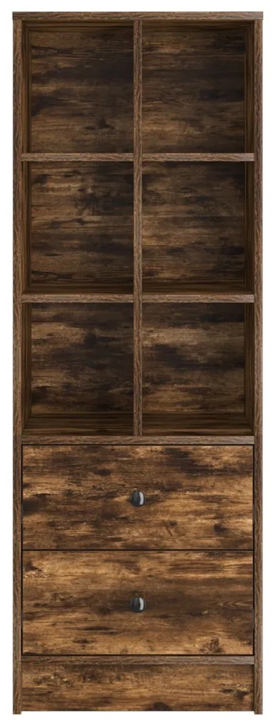 Magasfiú fiókkal Füstölt tölgy 45.5 x 34 x 127 cm Faanyag