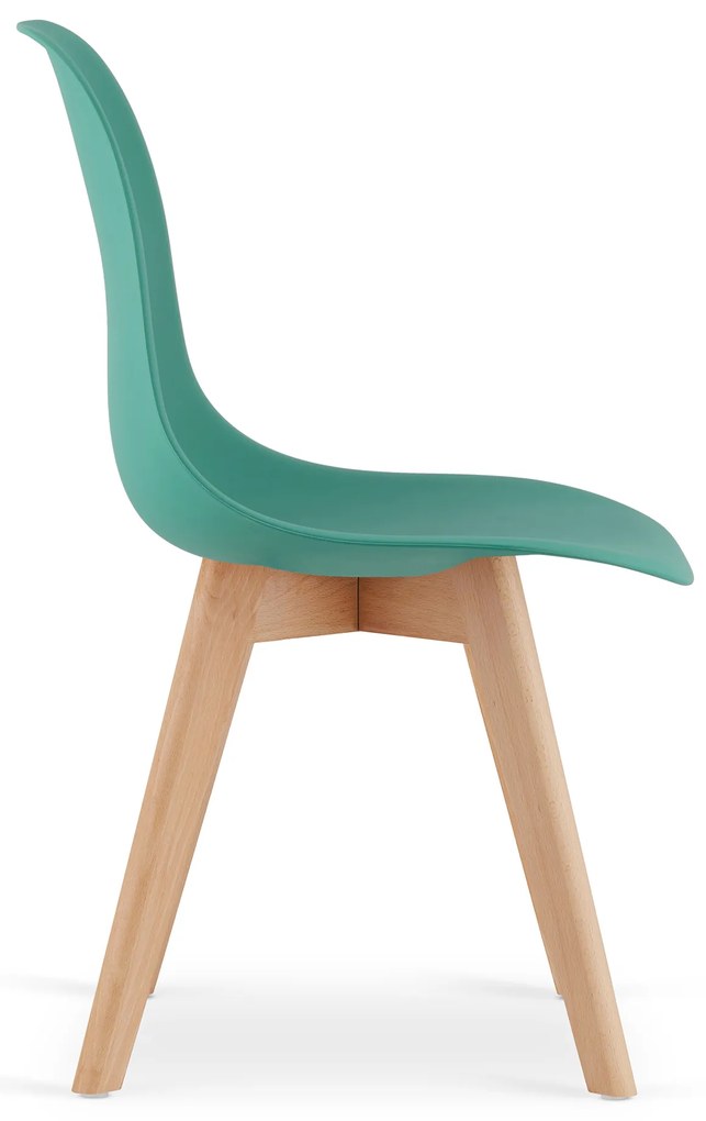 Zöld KITO szék bükkfa lábakkal