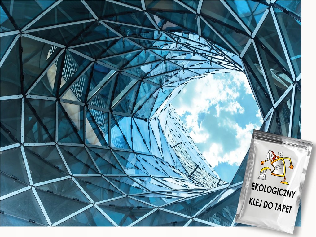 Fotótapéta Flizelina 3D Térbeli alagút Épület Ég 200x140 ragasztó