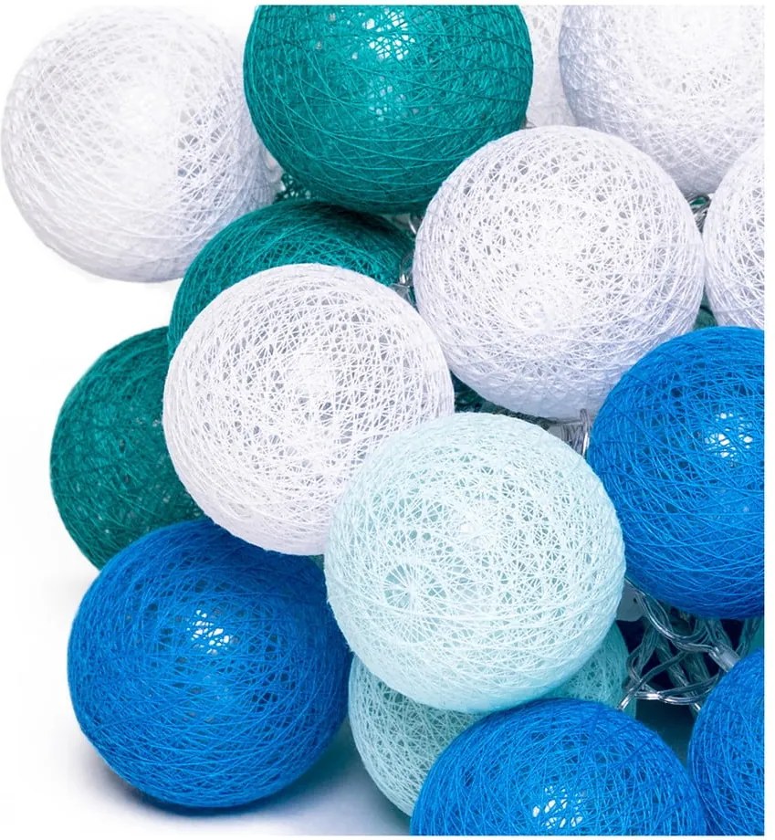 Türkiz LED fényfüzér 30 gömbbel - Bonami Essentials