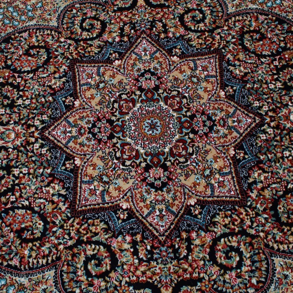Perzsa szőnyeg barna KERMAN 140x200 exkluzív szőnyeg a nappaliba vagy hálószobába