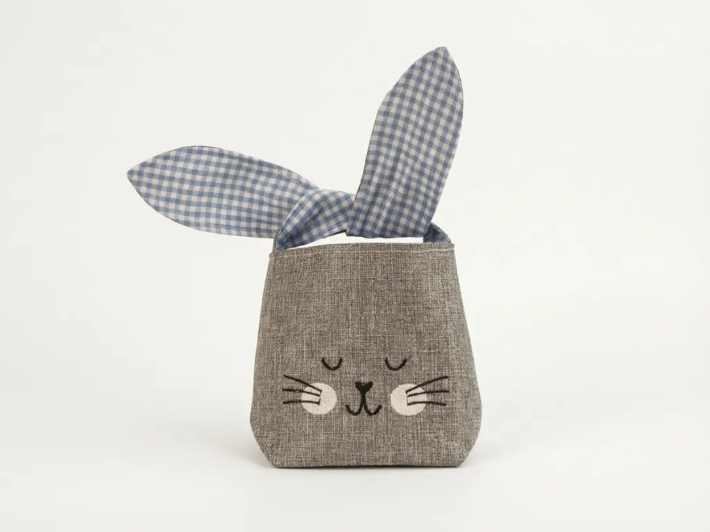 Naturo anyagzsák nyúl formájú, 14x14 cm - több változat Termék színe: Rózsaszín