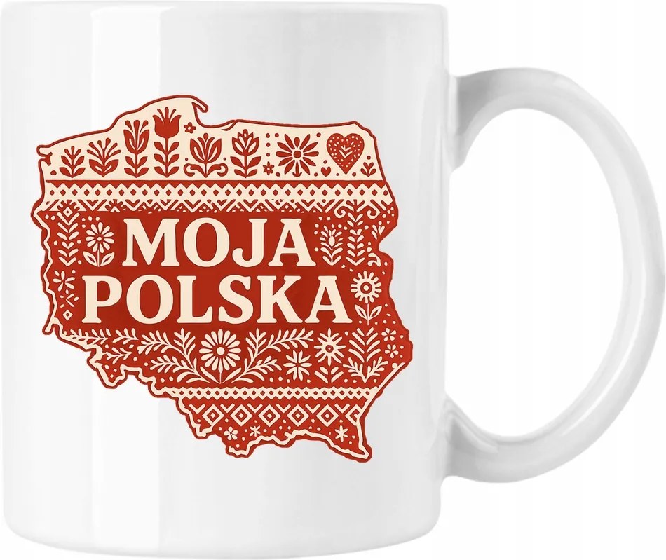 Bögre My Lengyel Népi Fehér 330ml