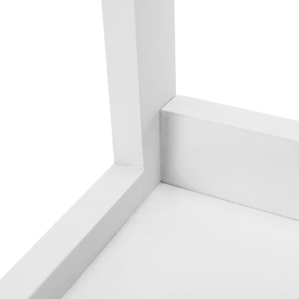 5 polcos állvány, fehér, REON TYP 3