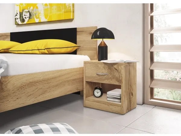 NED éjjeliszekrény Wotan tölgy