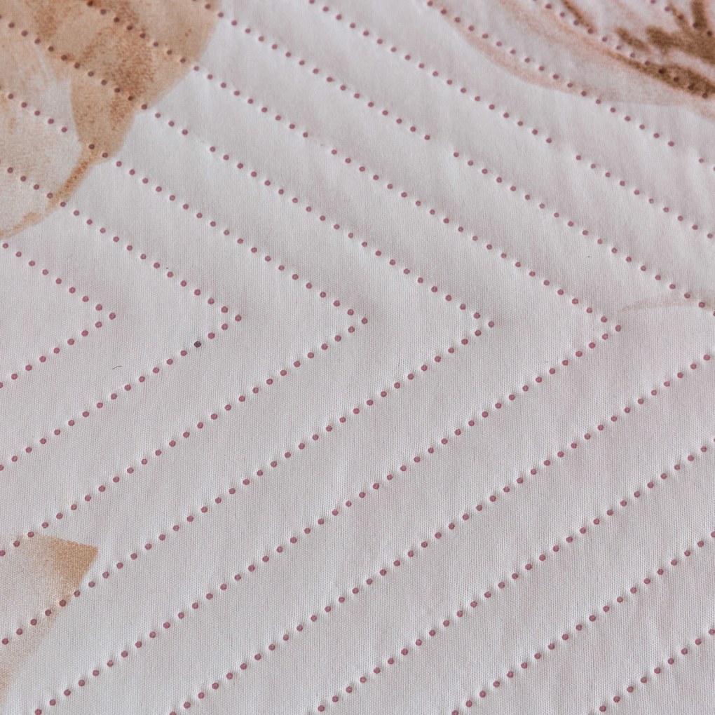 ROSABELLA ágytakaró krém/rózsaszín Méret: 200 x 220 cm