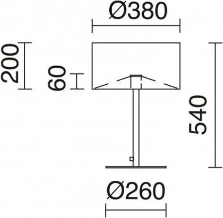 Novolux AMSTERDAM 909B-G05X1A-01 Asztali lámpa 1x40W/E27 IP20