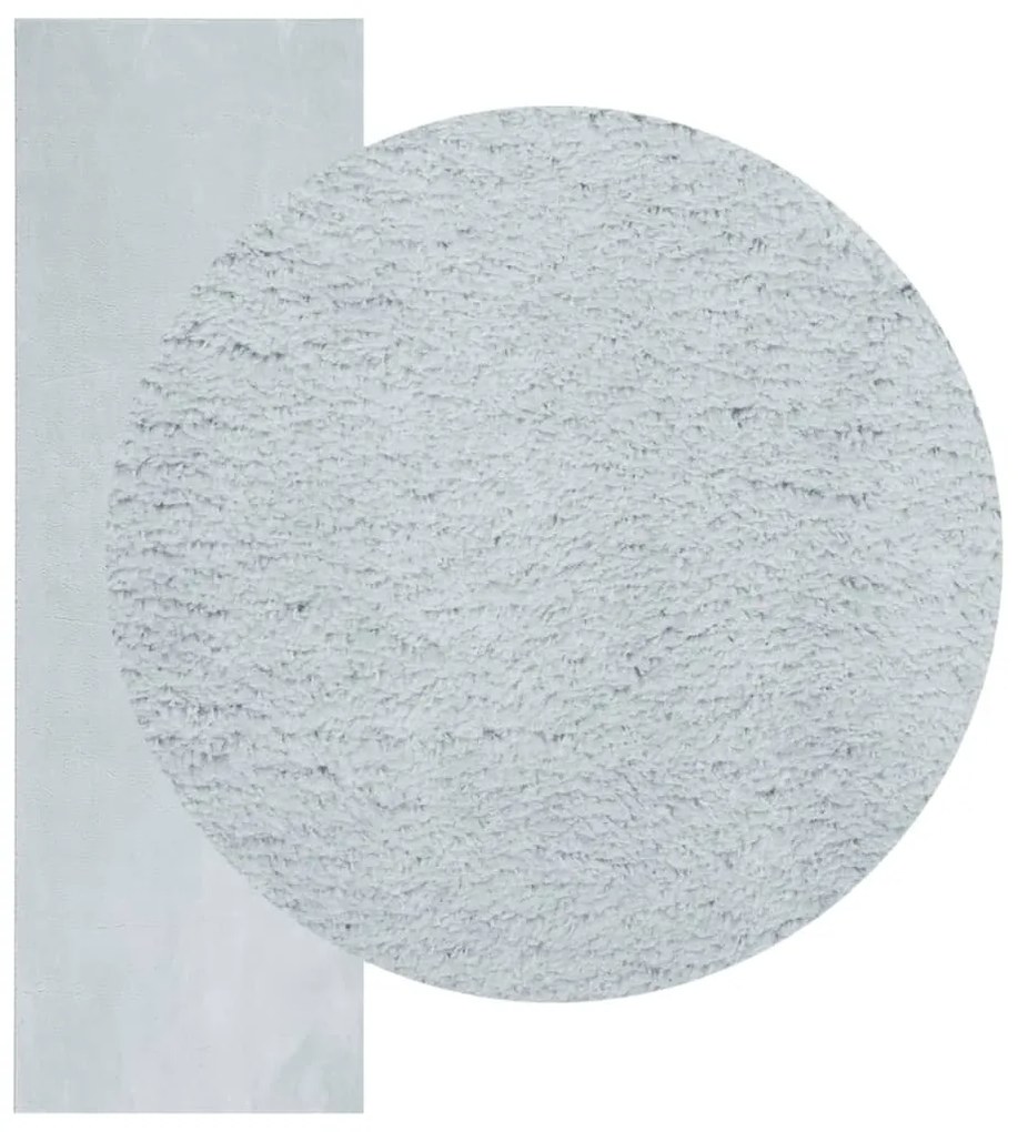 HUARTE kék rövid szálú puha és mosható szőnyeg 80 x 250 cm