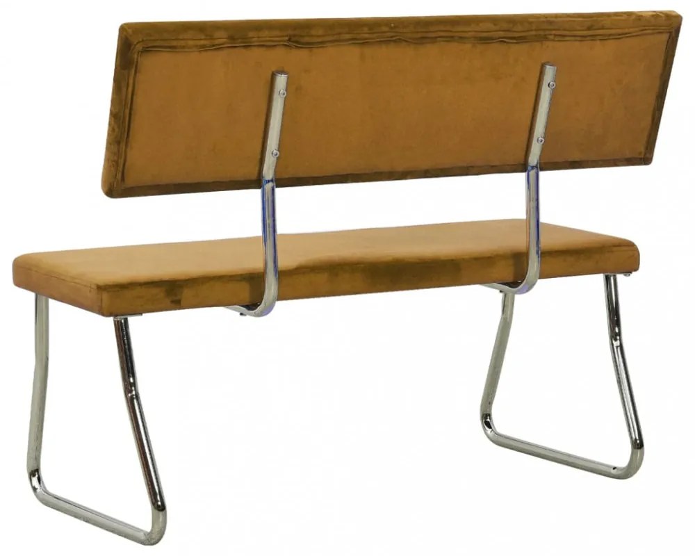 barna bársonypad 110 cm