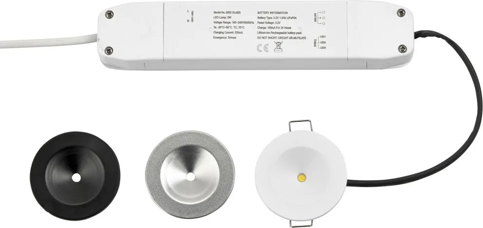 Endon SIGHT 90633 Beépíthető spotlámpa 2W/LED 6500K 120LM IP20