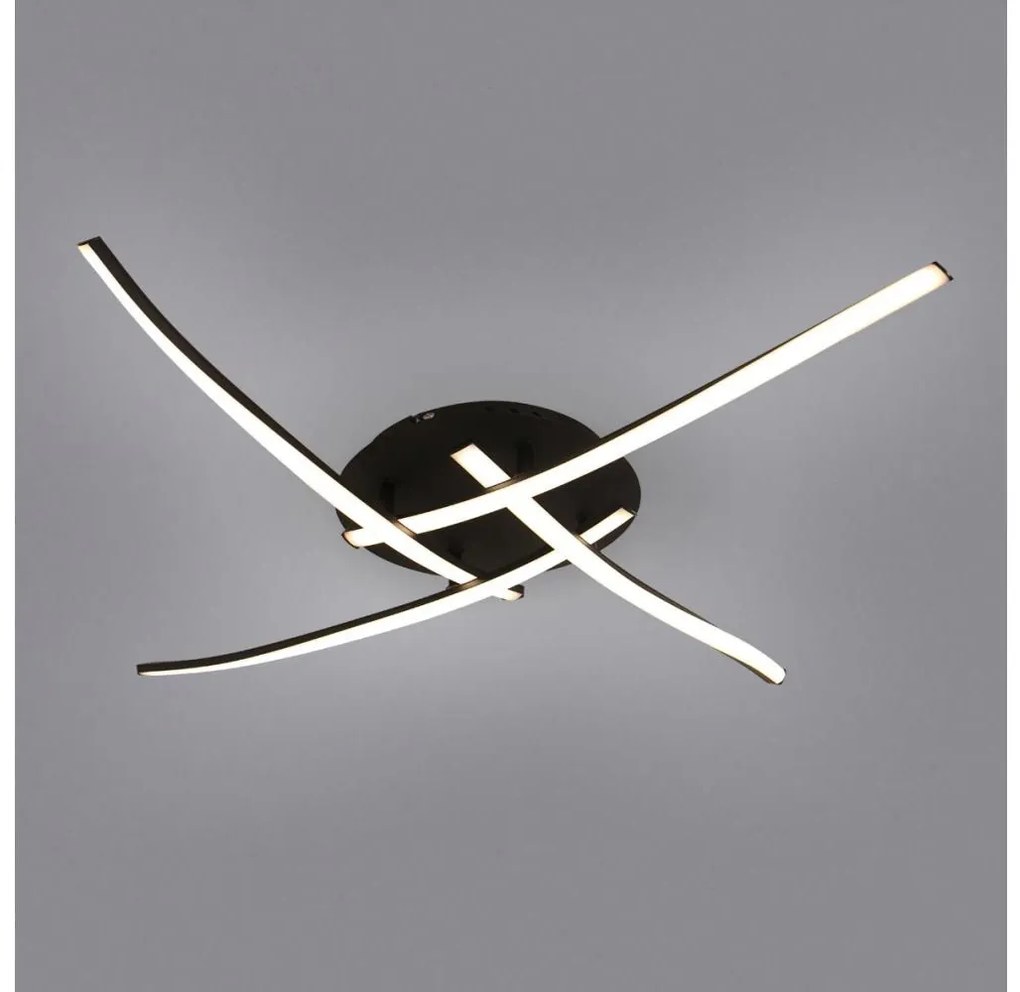 Brilagi - LED mennyezeti lámpatest STRIPES LED/32W/230V fekete