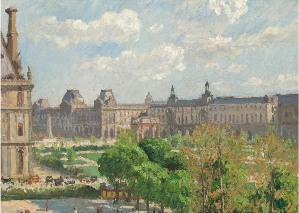 Kép - Camille Pissarro, Place du Carrousel, Paris, reprodukciók (70x50 cm)