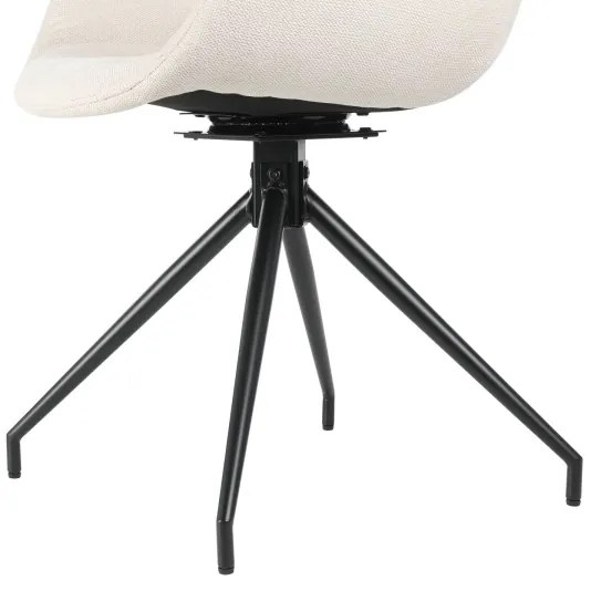 Eglo 424706 - Étkezőszék BULACAN 82x58 cm krémes/fekete