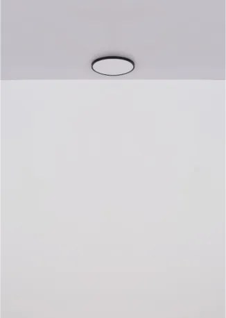 Globo 41566-20W Mennyezeti lámpa, matt fehér műanyag, felfelé is világít "háttérvilágítás", ø: 300mm, M: 35mm, tartozék: LED 20W 230V, 2400lm forrás, 1000lm kimenet, 4000K