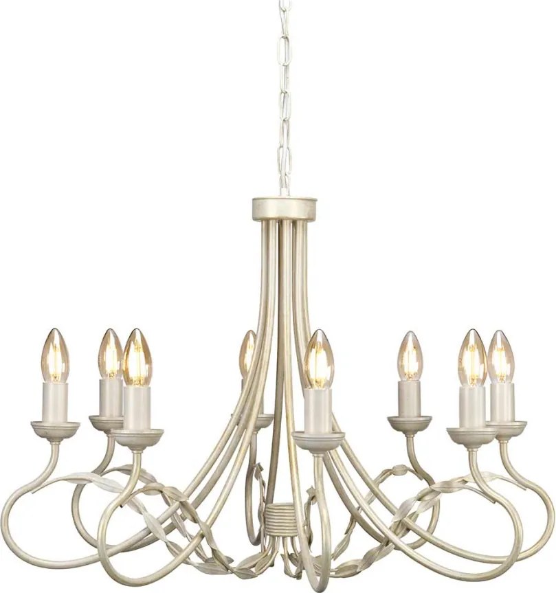 ELSTEAD OV8-IVORY-GOLD OLIVIA Provence Csillár Fehér, Ekrü, Arany E14 IP20