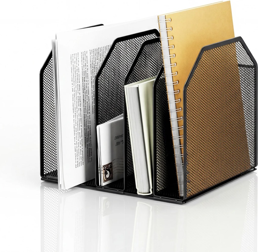 Asztali rendszerező kosár rekeszekkel