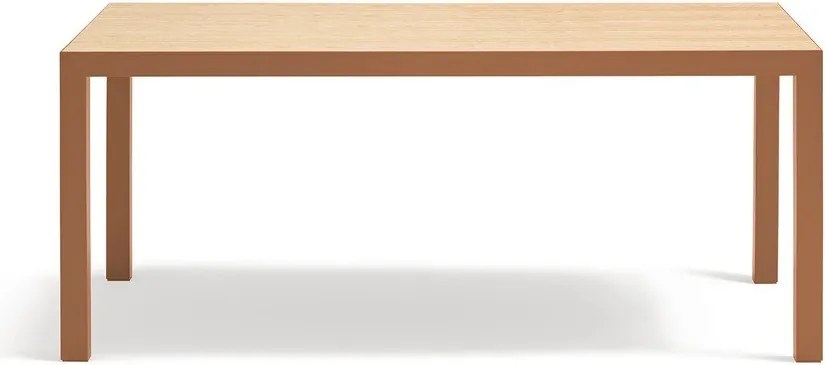 Étkezőasztal tölgyfa asztallappal 75x180 cm Alma – Teulat