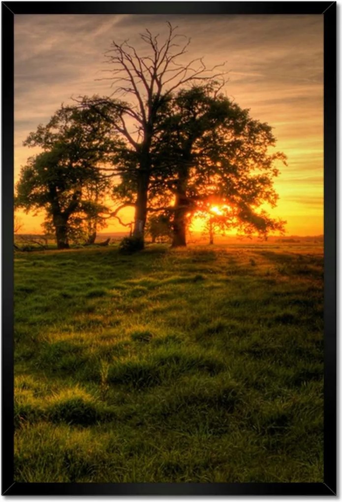 Poszterek keretben 40x60 Naplemente a croissant-ban